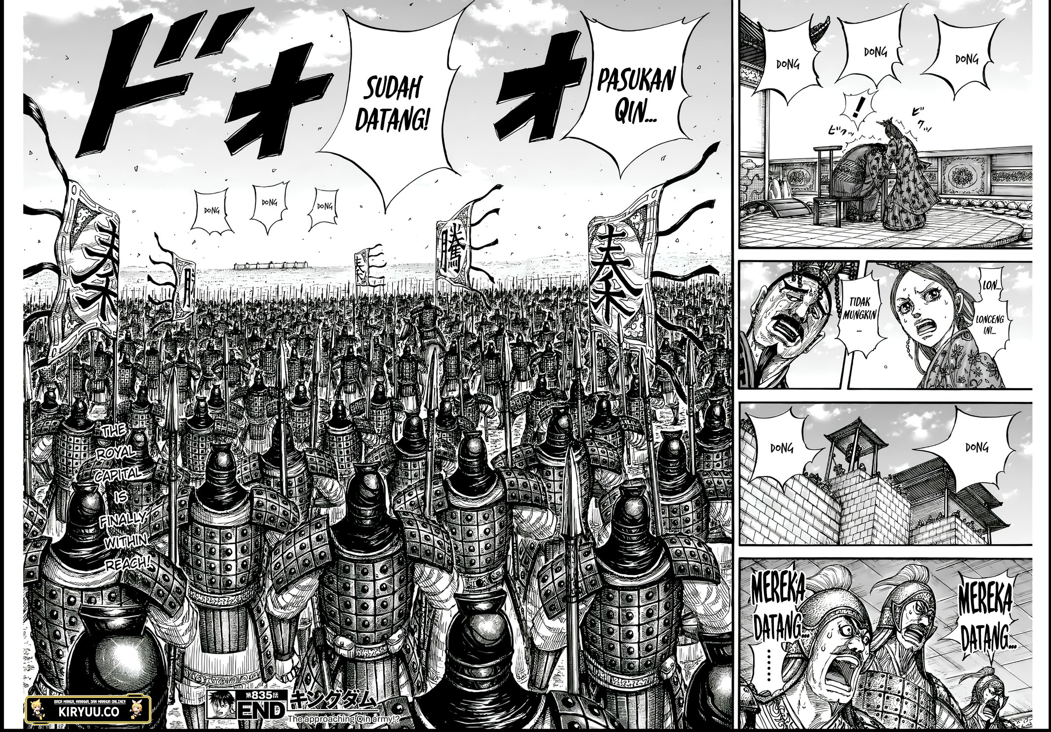 Kingdom Chapter 835 Gambar 20