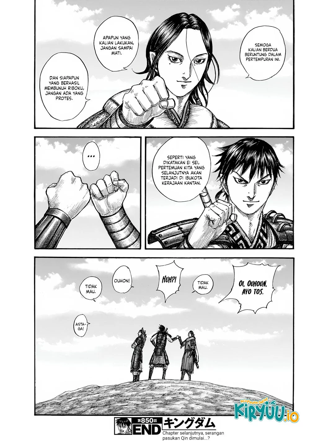 Kingdom Chapter 850 Gambar 18