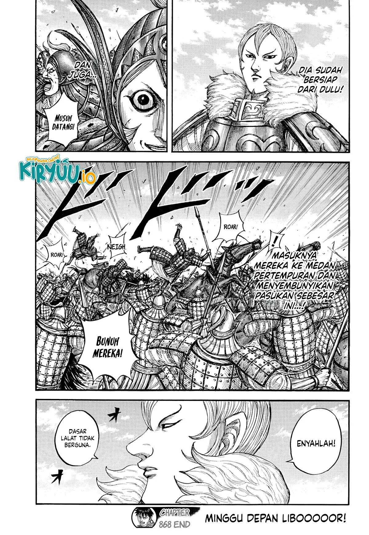 Kingdom Chapter 868 Gambar 20