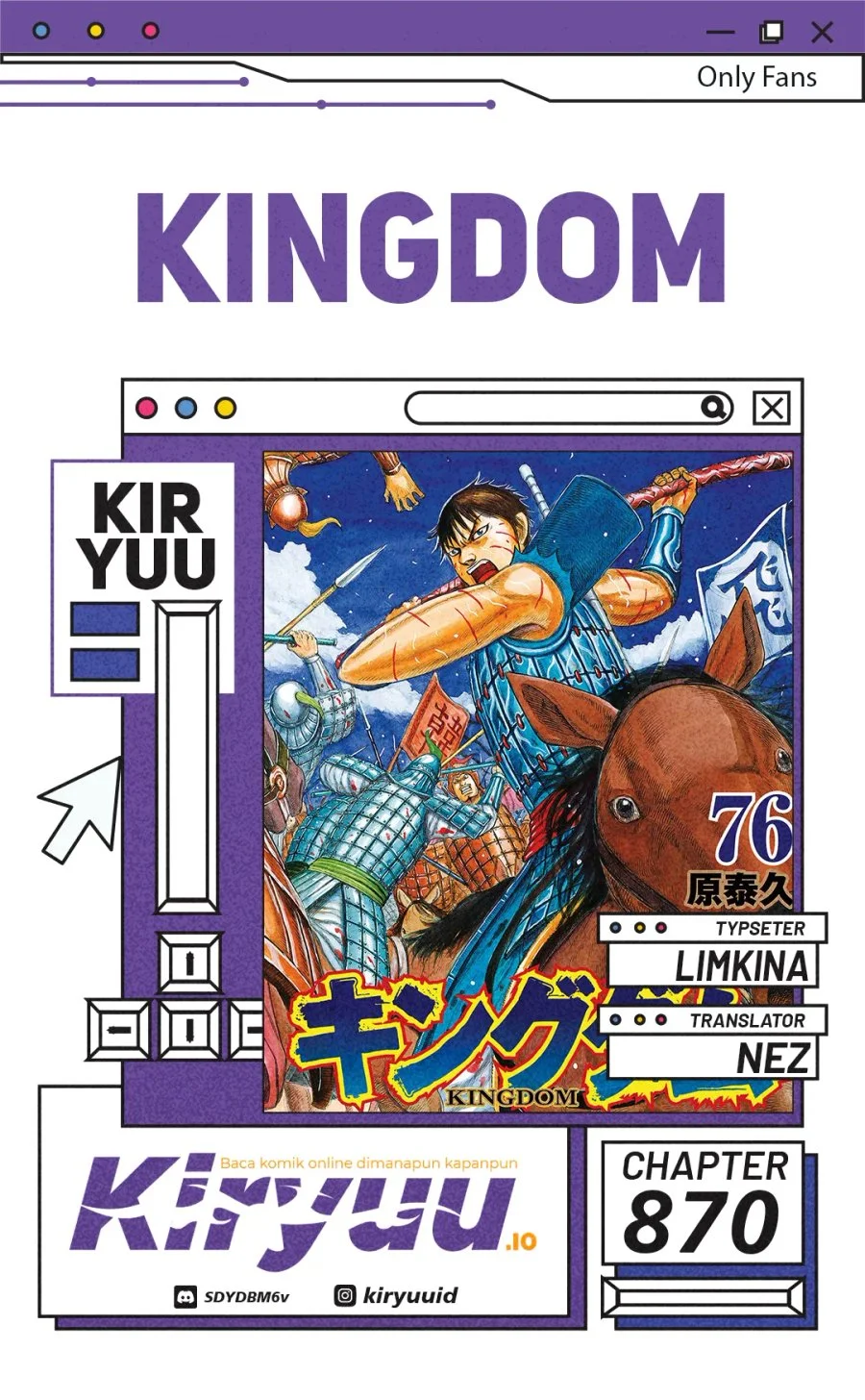 Komik Kingdom Chapter 870 gambar 1