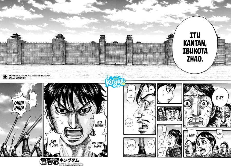 Kingdom Chapter 875 Gambar 17