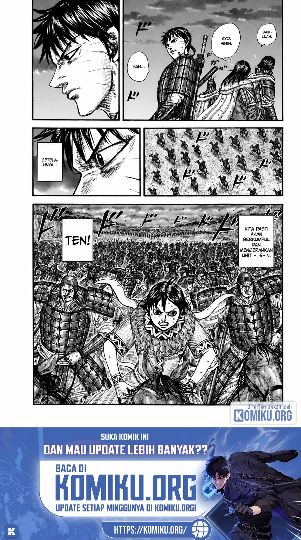 Kingdom Chapter 885 Gambar 21