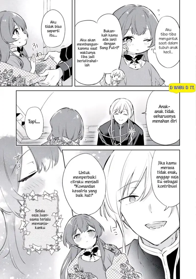 Kodomo Atsukai Shinaide Kudasai! – Youjoka Shichatta Kanpeki Shukujo wa, Kishi Danchou ni Amayakasareru Chapter 2 Gambar 23