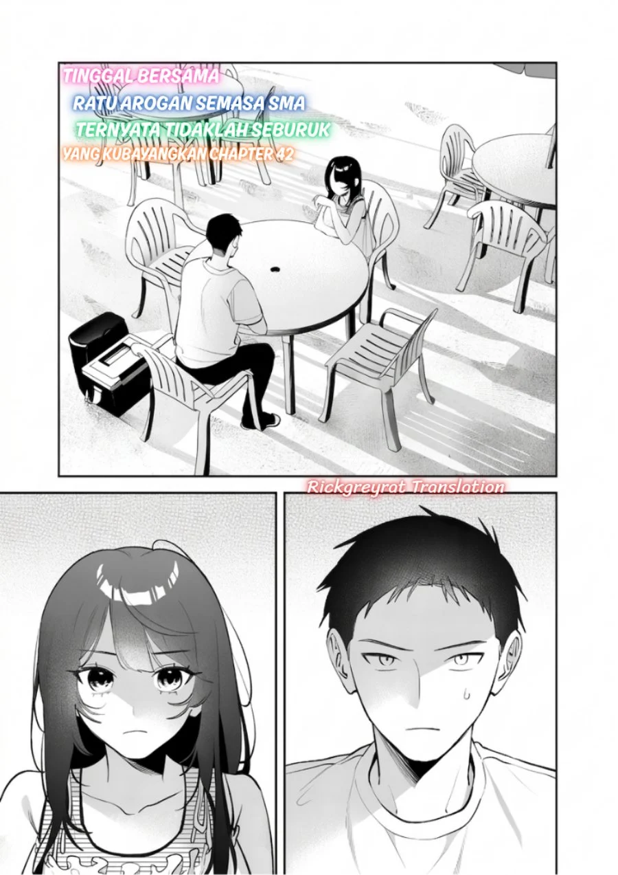 Koko Jidai ni Gomandatta Jou sama to no Dousei Seikatsu wa Igaito Igokochi ga Warukunai Chapter 42 halaman 2