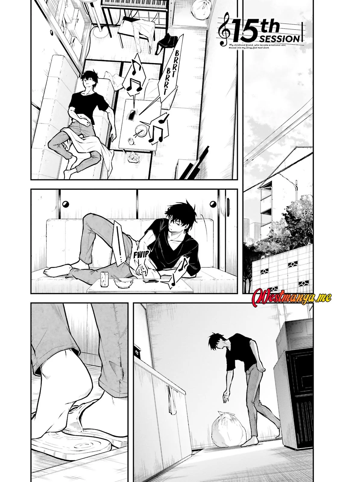 Manga Kokuminteki Idol ni natta Osananajimi ga, Boro Apartment ni Sunderu Ore no Tonari ni Hikkoshite Kita Ken Chapter 15 gambar nomor 2