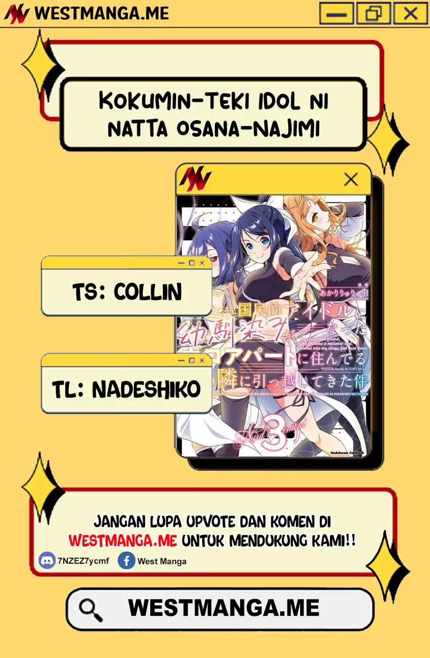 Kokuminteki Idol ni natta Osananajimi ga, Boro Apartment ni Sunderu Ore no Tonari ni Hikkoshite Kita Ken Chapter 4.1 Gambar 4