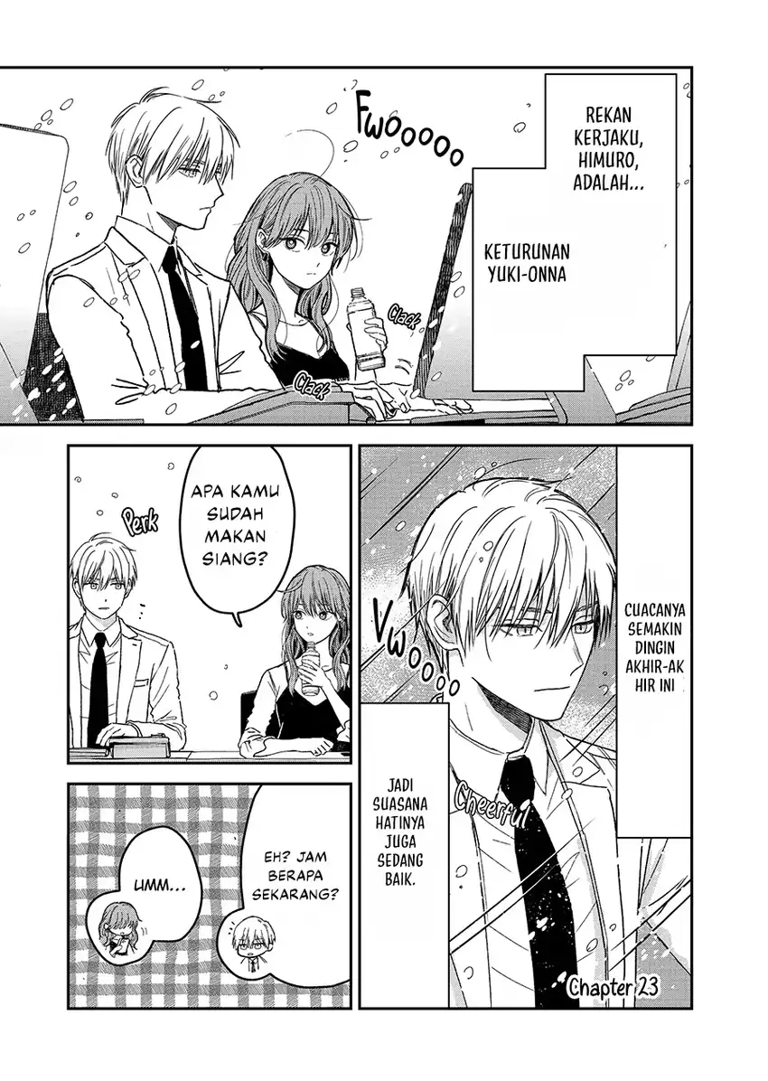 Baca Manga Koori Zokusei Danshi to Cool na Douryo Joshi Chapter 23 Gambar 2