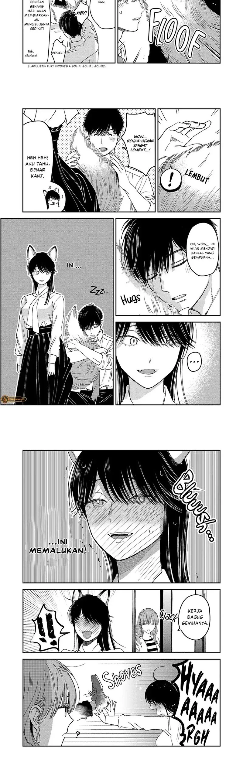 Baca Manga Koori Zokusei Danshi to Cool na Douryo Joshi Chapter 24 Gambar 2