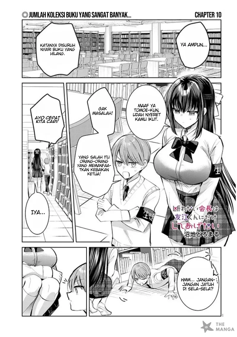 Manga Kotowarenai Kaichou wa Tomoe-kun ni Dake shite Agetai Chapter 10 gambar 2