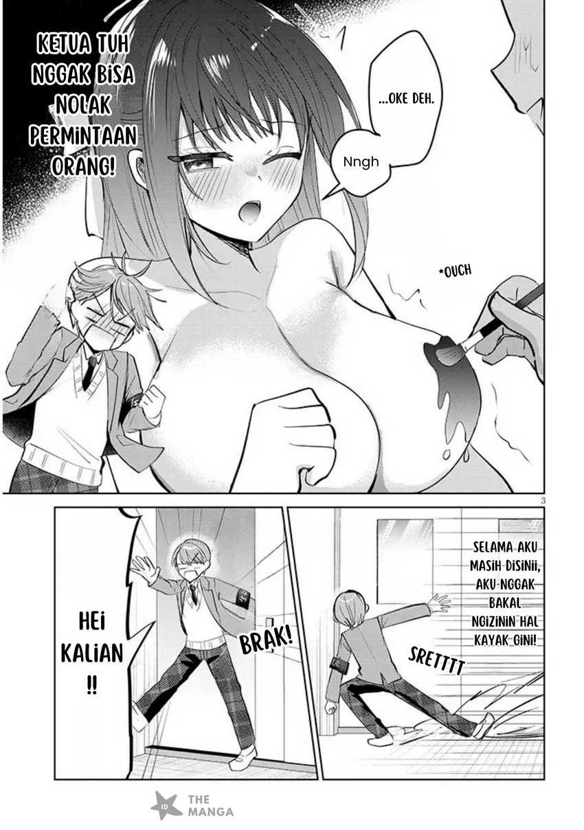 Kotowarenai Kaichou wa Tomoe-kun ni Dake shite Agetai Chapter 3 Gambar 4