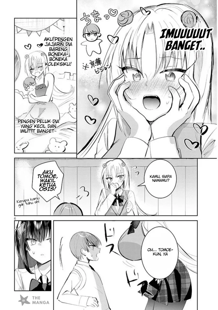 Kotowarenai Kaichou wa Tomoe-kun ni Dake shite Agetai Chapter 8 Gambar 7