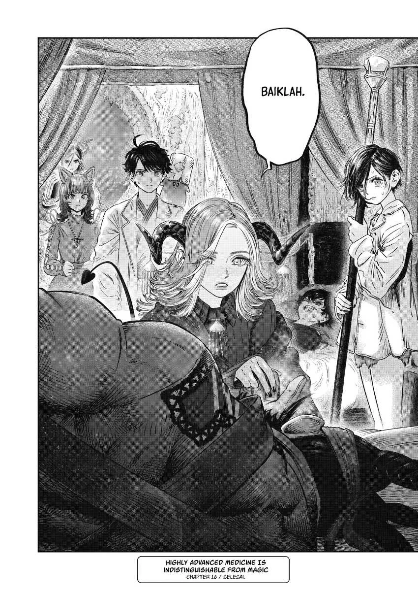 Koudou ni Hattatsu Shita Igaku wa Mahou to Kubetsu ga Tsukanai Chapter 16 Gambar 46