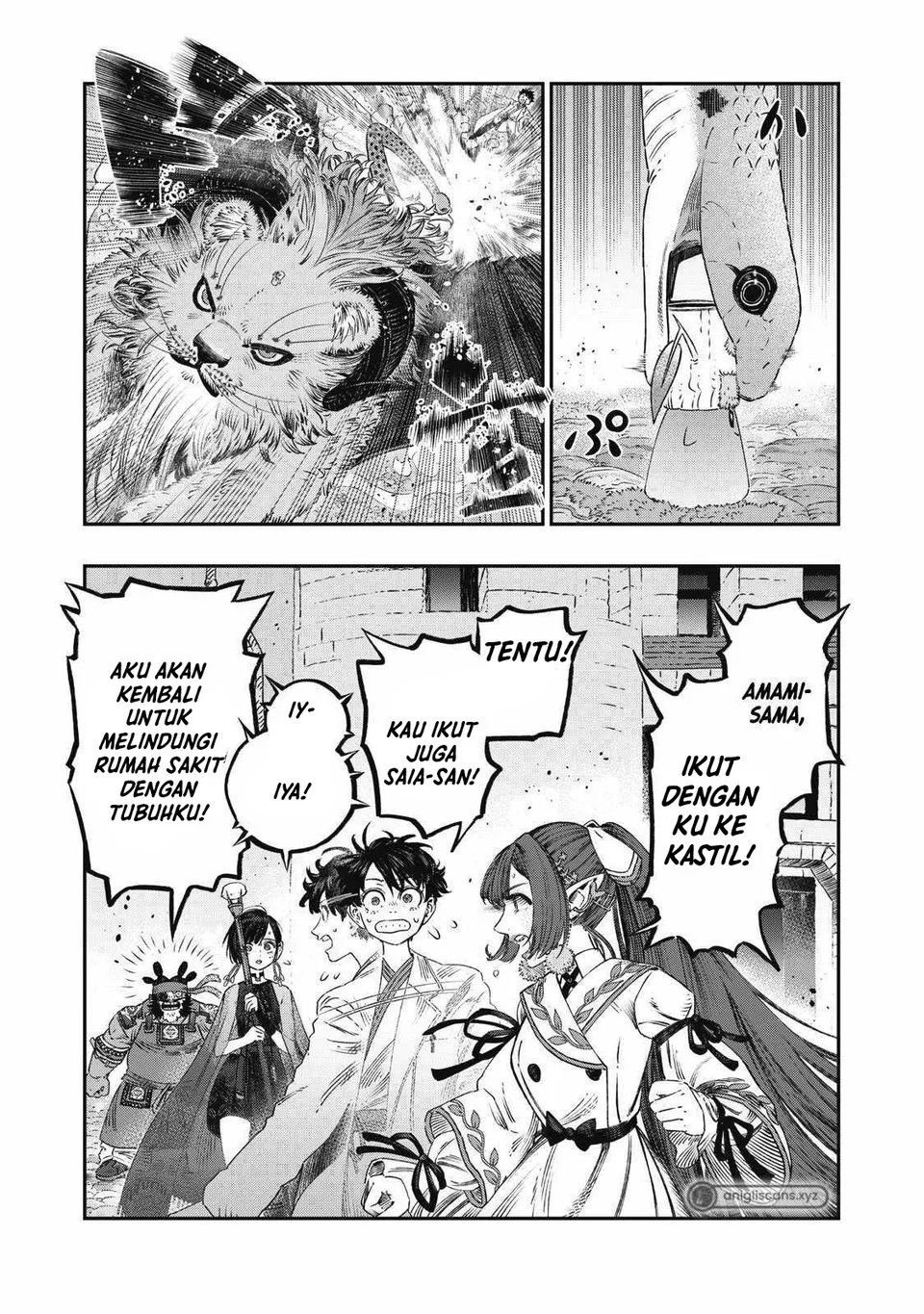Koudou ni Hattatsu Shita Igaku wa Mahou to Kubetsu ga Tsukanai (THE ISEKAI DOCTOR) Chapter 23 Gambar 40
