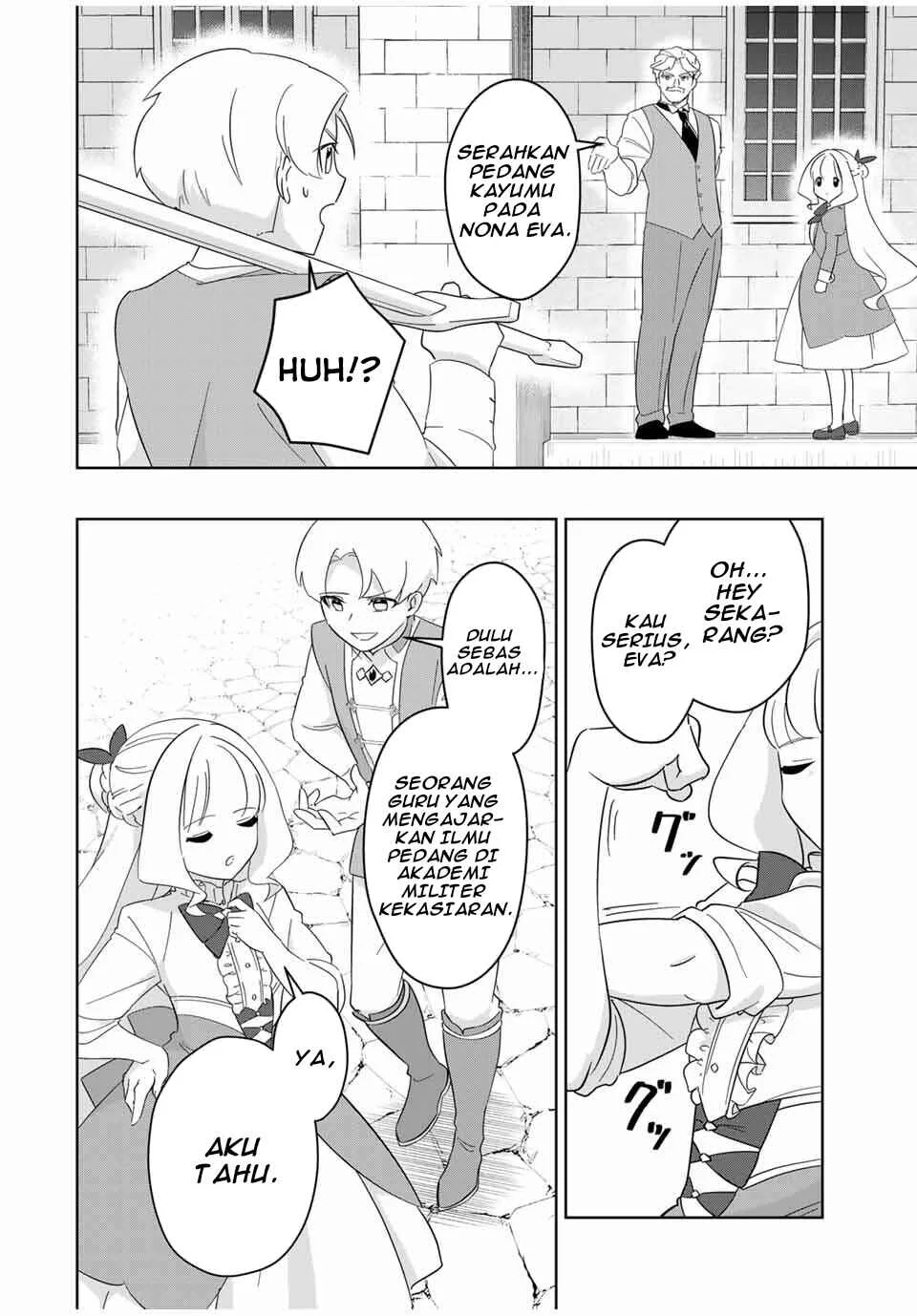 Koujo Tensei: Densetsu no Dai Madoushi (♂), Hime Kishi to Narite Densetsu no Reijou Kishidan o Tsukuri Musou Suru Chapter 1 Gambar 49