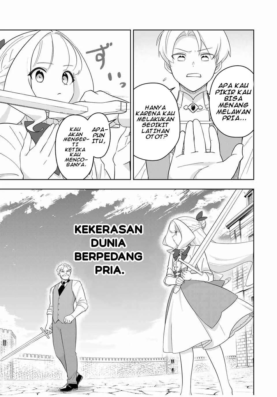 Koujo Tensei: Densetsu no Dai Madoushi (♂), Hime Kishi to Narite Densetsu no Reijou Kishidan o Tsukuri Musou Suru Chapter 1 Gambar 50