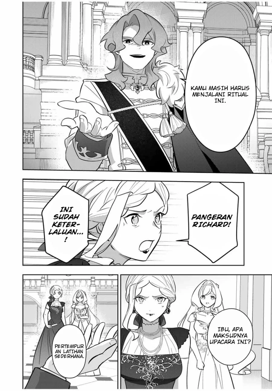 Koujo Tensei: Densetsu no Dai Madoushi (♂), Hime Kishi to Narite Densetsu no Reijou Kishidan o Tsukuri Musou Suru Chapter 4 Gambar 6