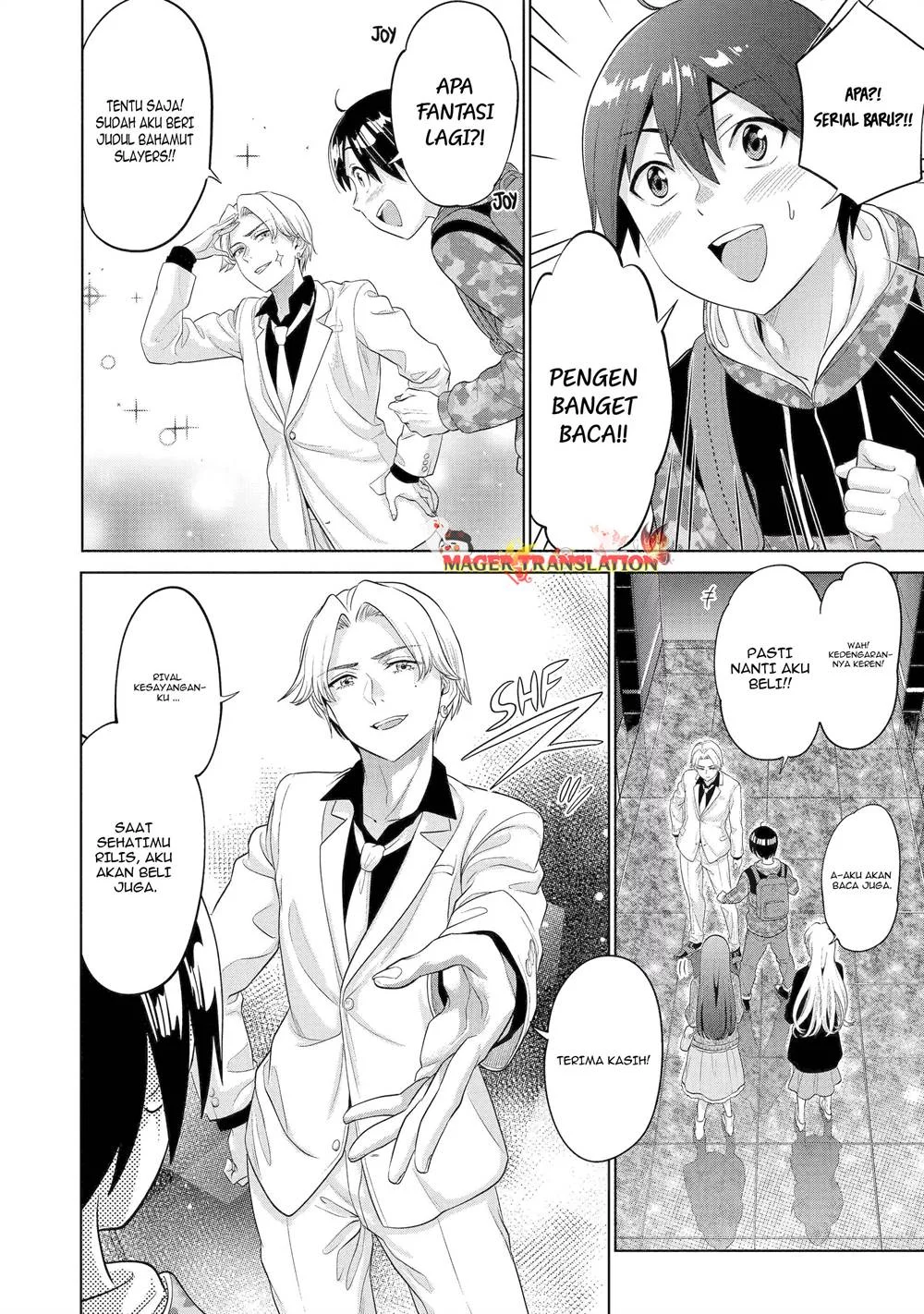 Koukousei WEB Sakka no Mote Seikatsu “Anta ga Kami Sakka na Wakenai desho” to Boku wo Futta Osananajimi ga Koukaishiteru kedo Mou Osoi Chapter 17 Gambar 11