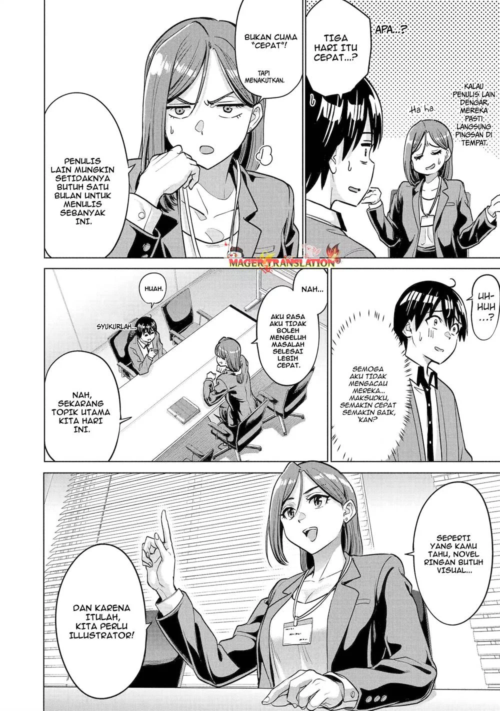 Koukousei WEB Sakka no Mote Seikatsu “Anta ga Kami Sakka na Wakenai desho” to Boku wo Futta Osananajimi ga Koukaishiteru kedo Mou Osoi Chapter 19 Gambar 19