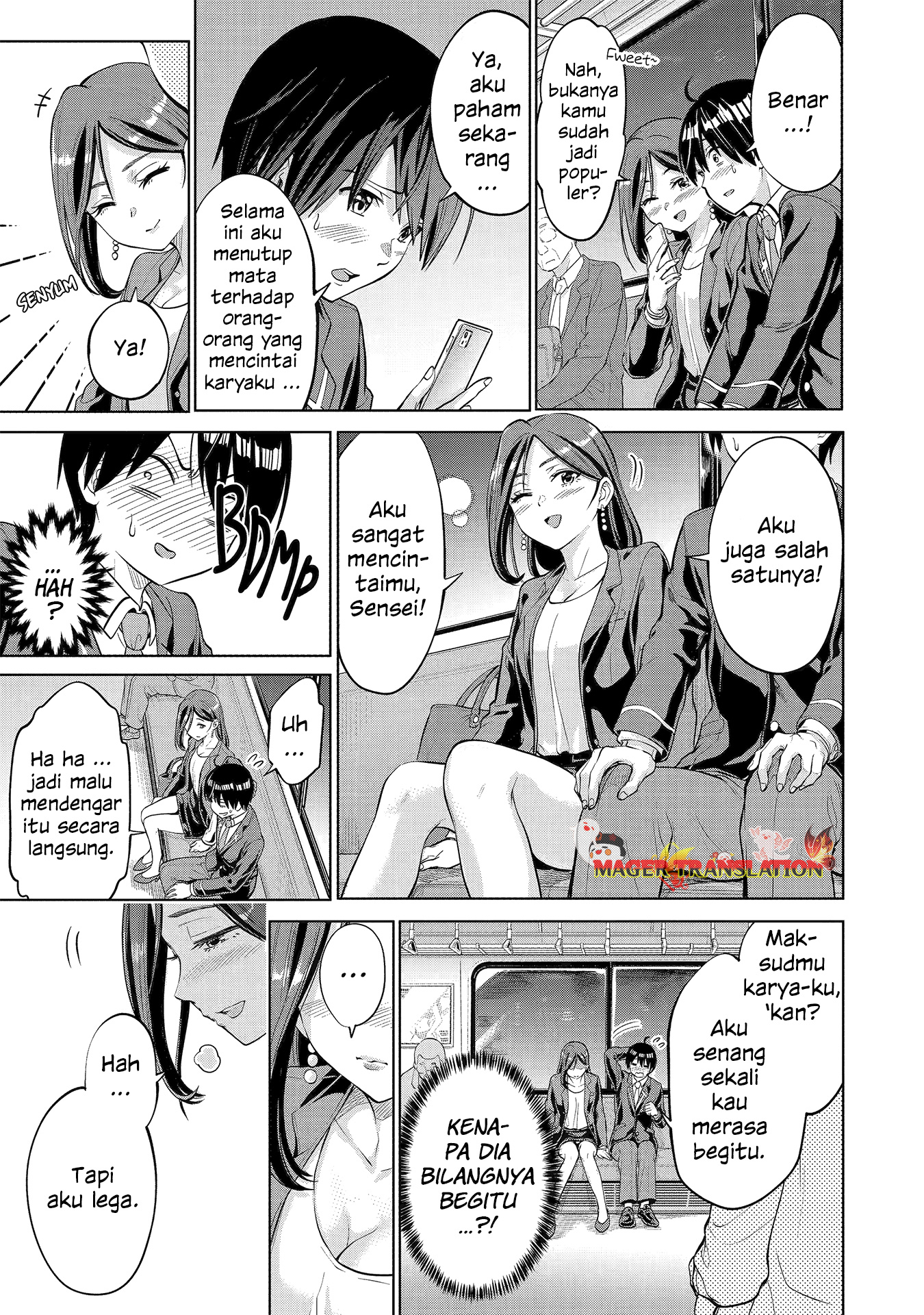 Koukousei WEB Sakka no Mote Seikatsu “Anta ga Kami Sakka na Wakenai desho” to Boku wo Futta Osananajimi ga Koukaishiteru kedo Mou Osoi Chapter 2 Gambar 4