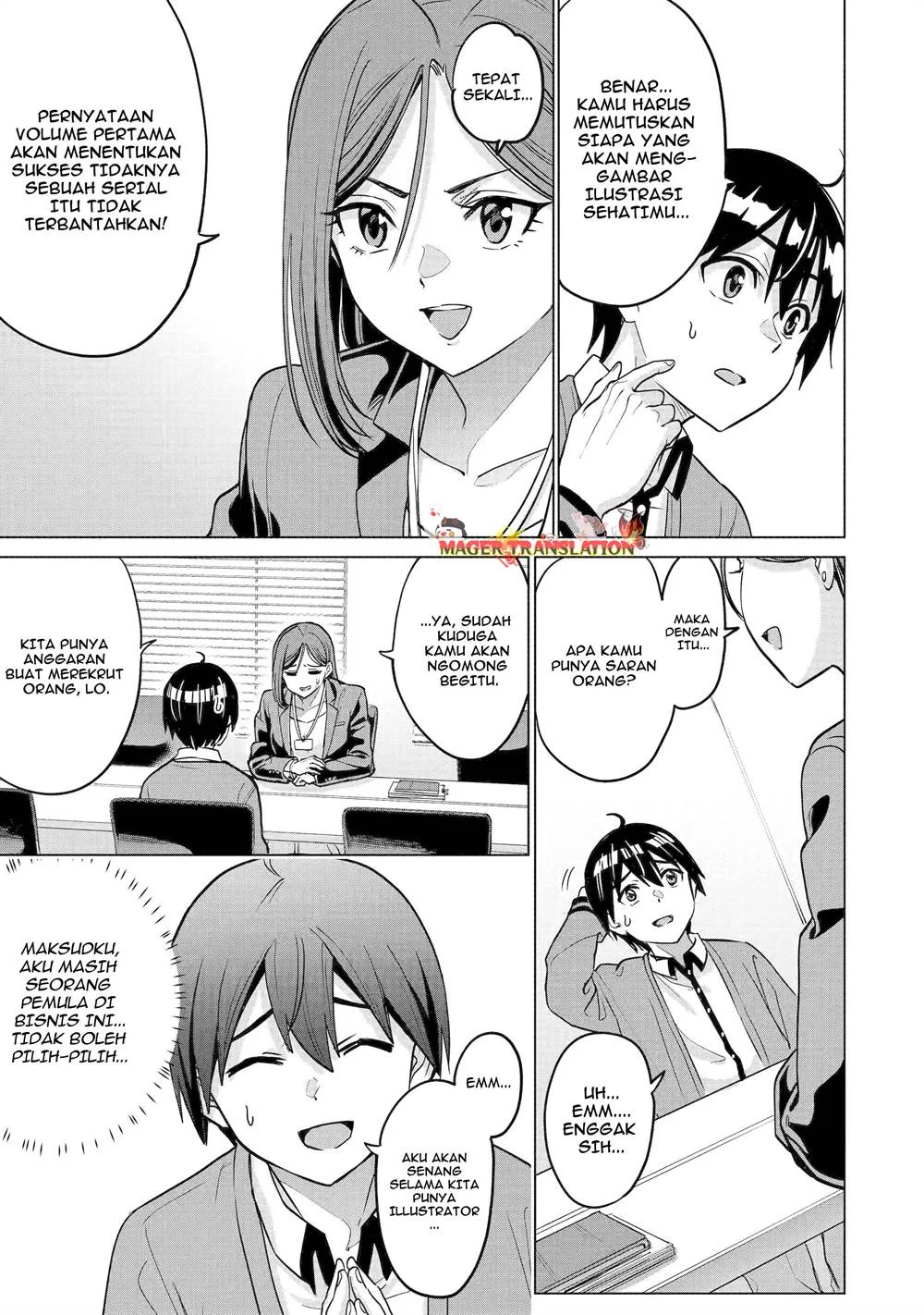 Koukousei WEB Sakka no Mote Seikatsu “Anta ga Kami Sakka na Wakenai desho” to Boku wo Futta Osananajimi ga Koukaishiteru kedo Mou Osoi Chapter 20 Gambar 20