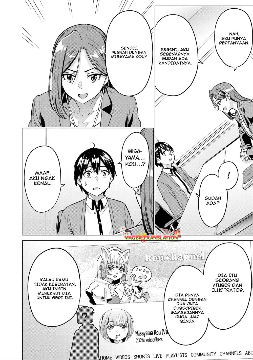 Koukousei WEB Sakka no Mote Seikatsu “Anta ga Kami Sakka na Wakenai desho” to Boku wo Futta Osananajimi ga Koukaishiteru kedo Mou Osoi Chapter 20 Gambar 21