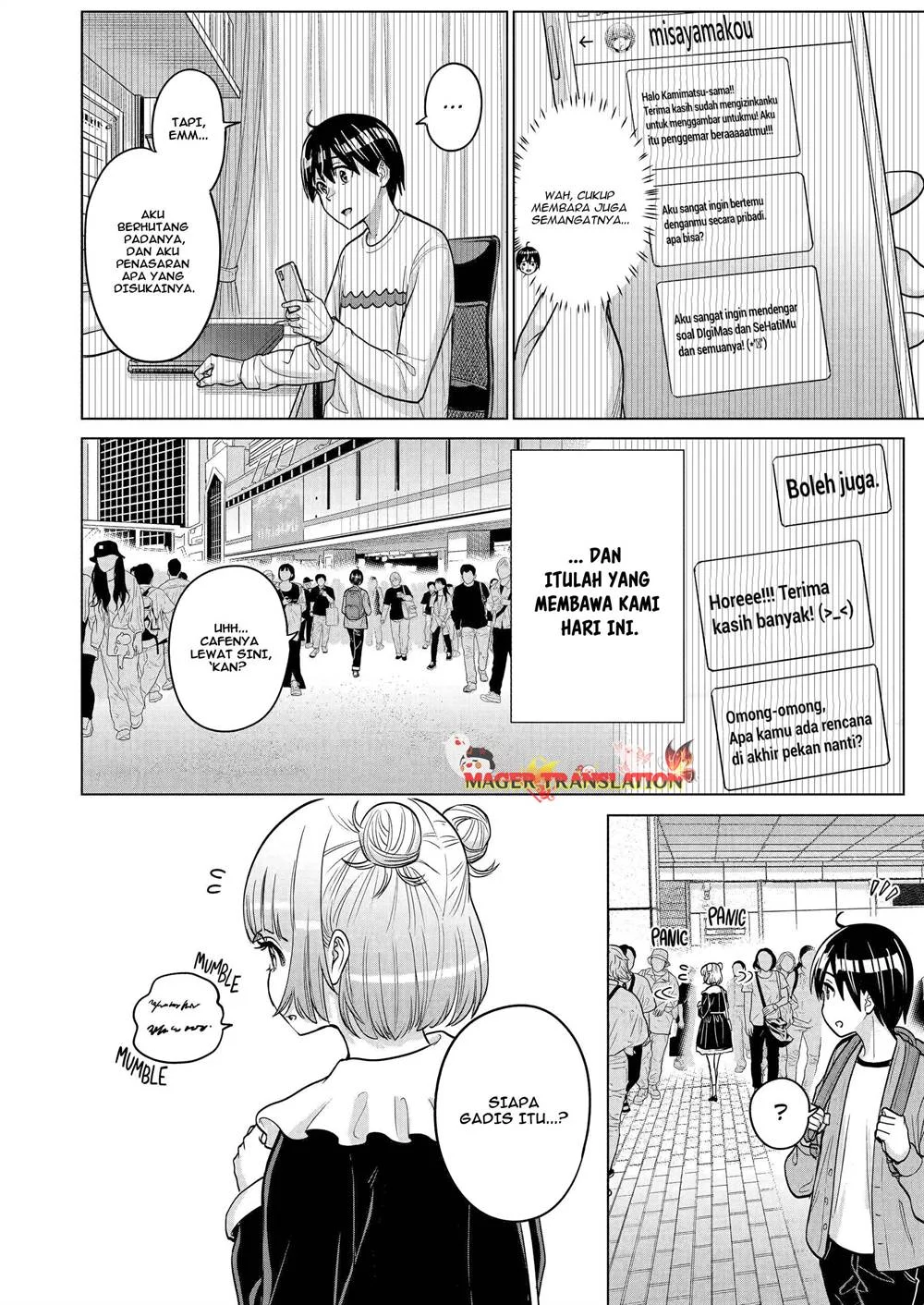 Koukousei WEB Sakka no Mote Seikatsu “Anta ga Kami Sakka na Wakenai desho” to Boku wo Futta Osananajimi ga Koukaishiteru kedo Mou Osoi Chapter 21 Gambar 12