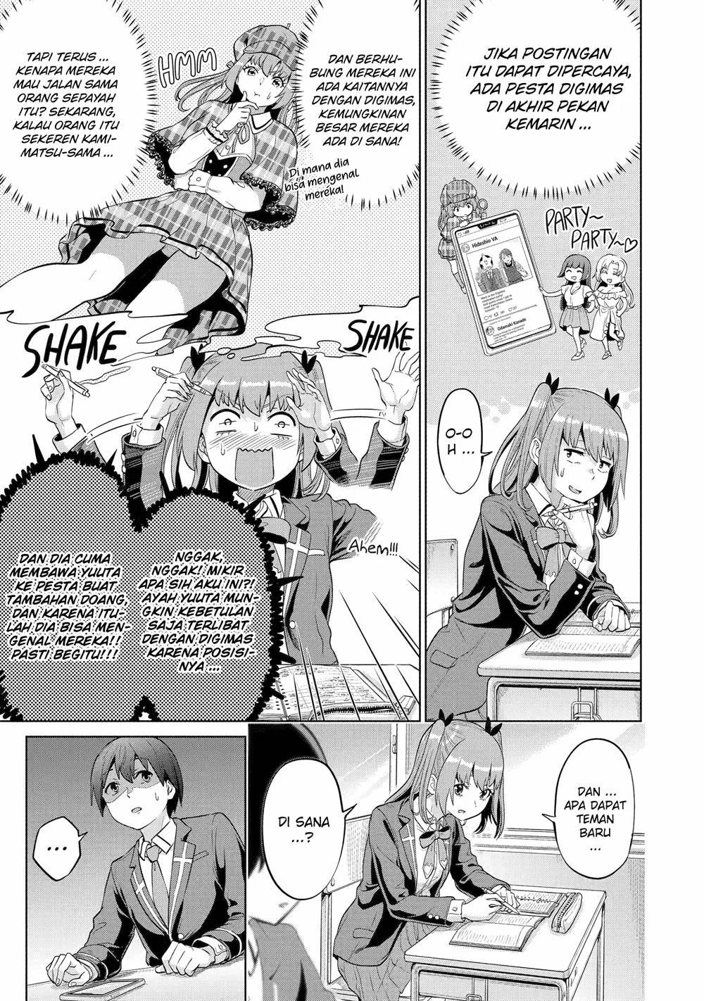 Koukousei WEB Sakka no Mote Seikatsu “Anta ga Kami Sakka na Wakenai desho” to Boku wo Futta Osananajimi ga Koukaishiteru kedo Mou Osoi Chapter 7 Gambar 10