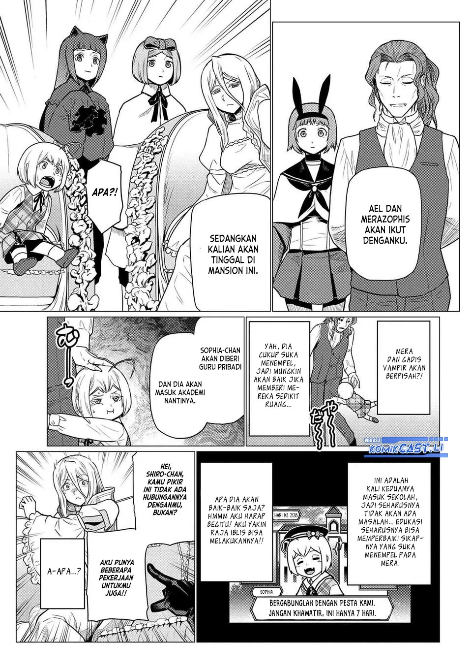 Kumo desu ga, Nani ka? Chapter 71.1 Gambar 5