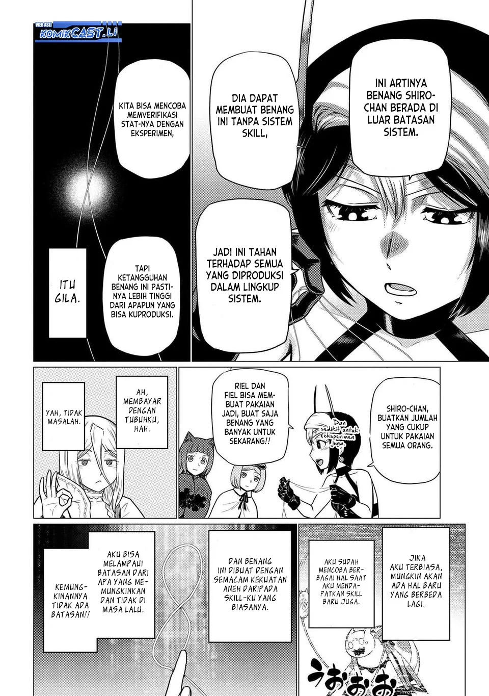 Kumo desu ga, Nani ka? Chapter 71.1 Gambar 8