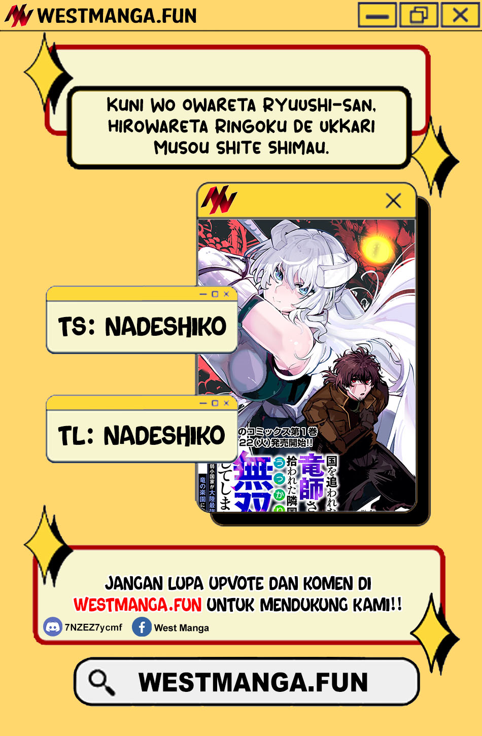 Baca Komik Kuni wo Owareta Ryuushi-san, Hirowareta Ringoku de Ukkari Musou shite Shimau Chapter 5 Gambar 1