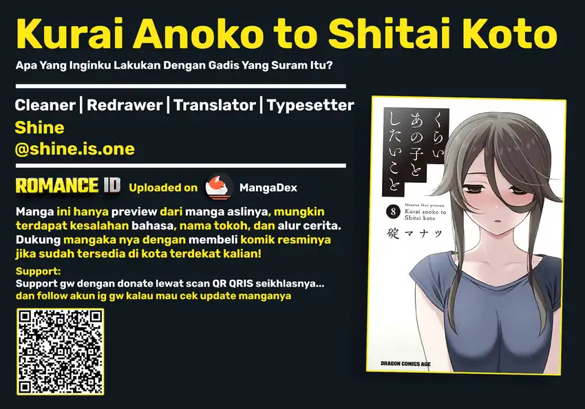 Komik Kurai Anoko to Shitai koto Chapter 101 gambar 1