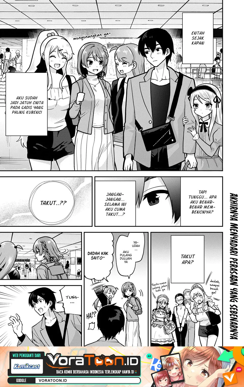 Kurasu no Daikirai na Joshi to Kekkon Suru Koto ni Natta Chapter 56 halaman 3