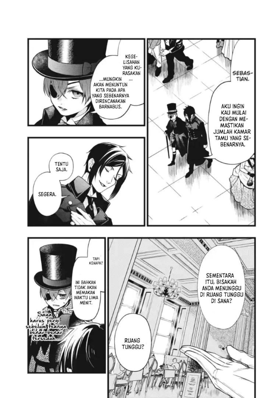 Kuroshitsuji Chapter 216 Gambar 10