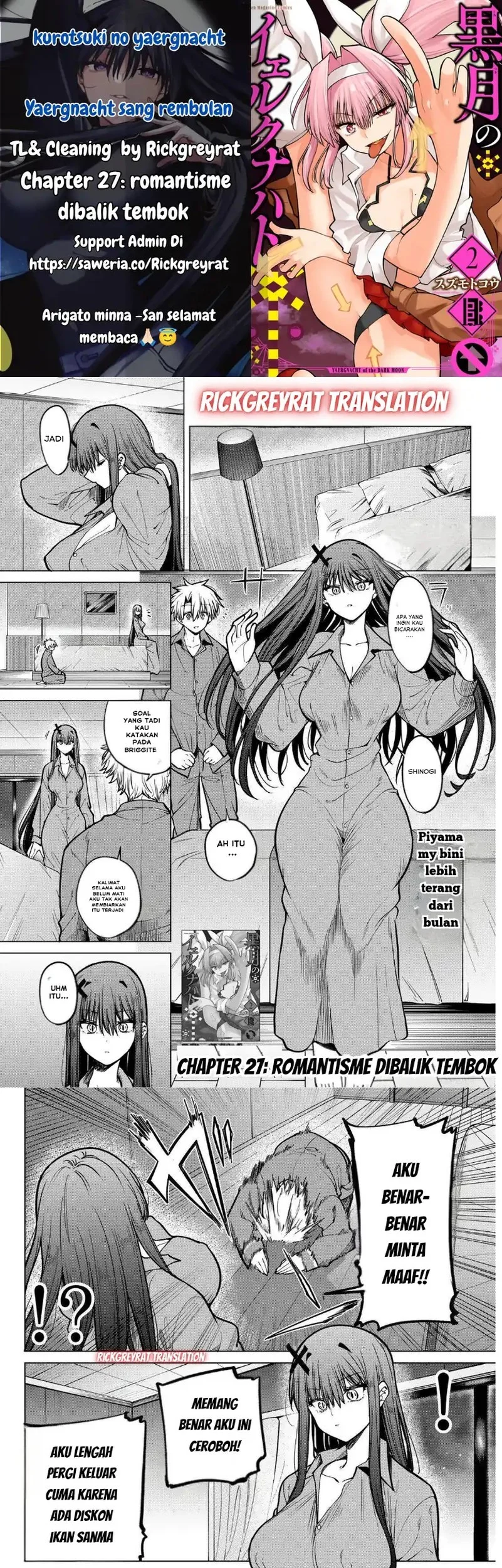 Komik Kurotsuki no Yaergnacht Chapter 27 gambar nomor 1