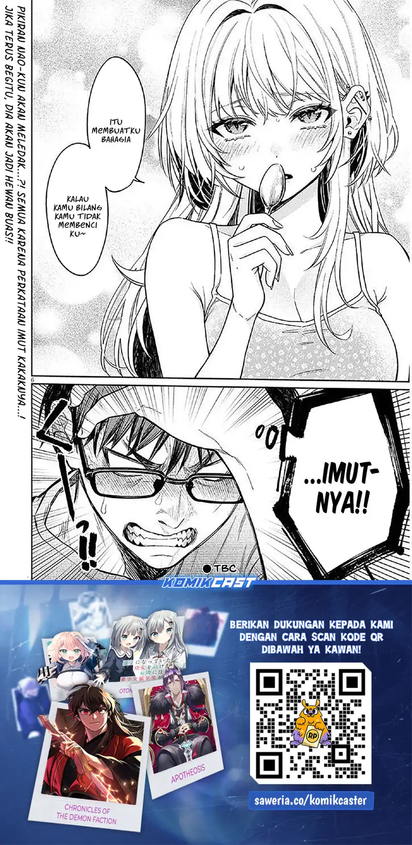 Kuse Tsuyo Kanojo wa Toko ni Izanau (A Quirky Girl Is Inviting Me to Bed) Chapter 15.5 Gambar 7