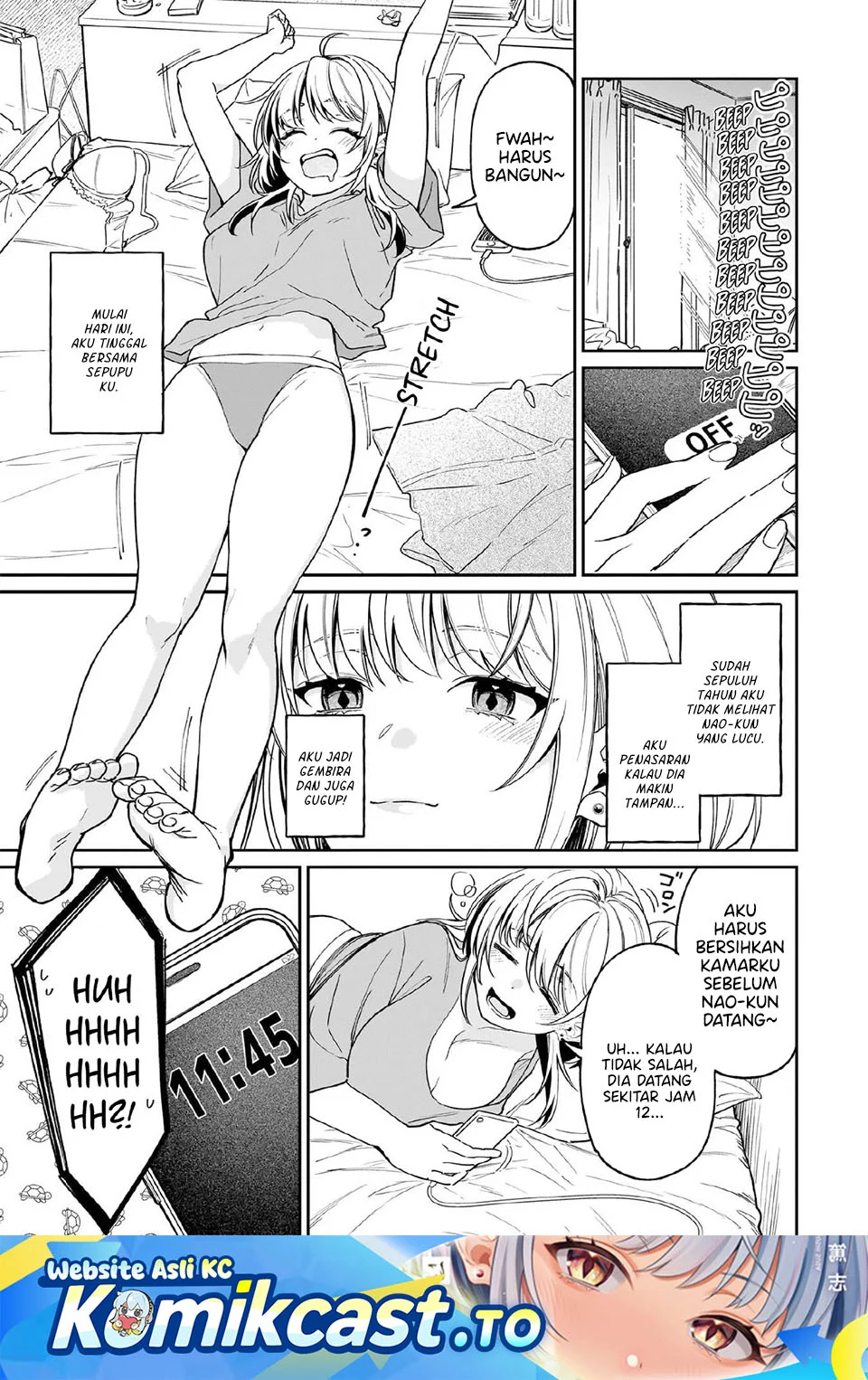 Manga Kuse Tsuyo Kanojo wa Toko ni Izanau (A Quirky Girl Is Inviting Me to Bed) Chapter 5.6 gambar 2