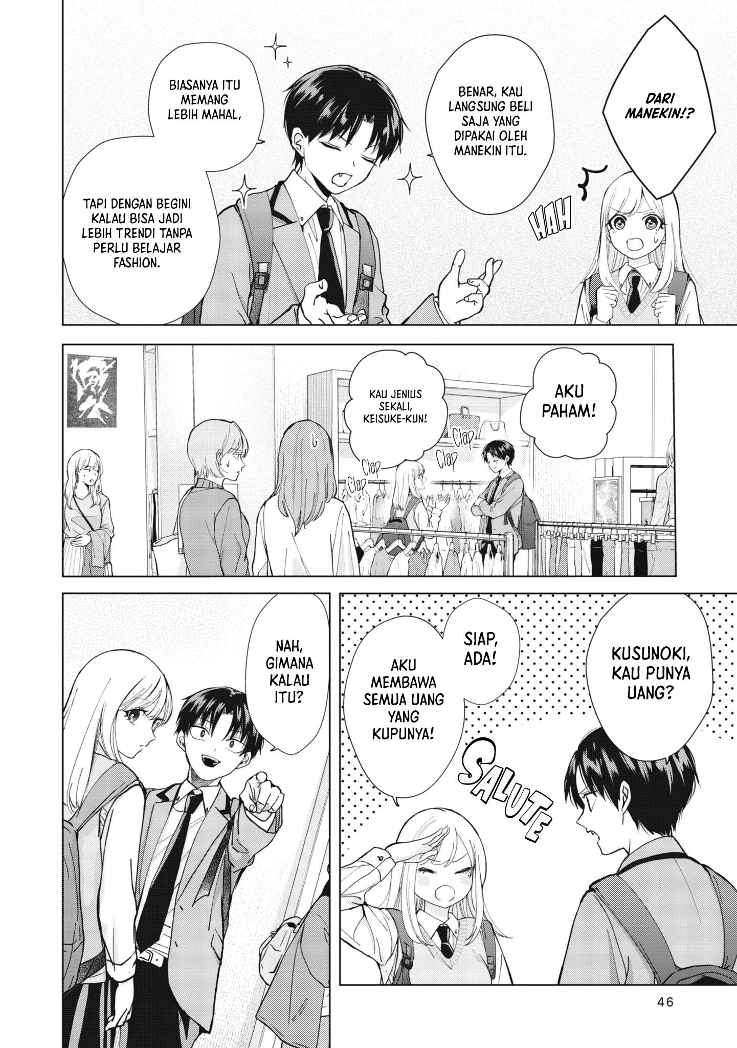 Kusunoki-san wa Koukou Debut ni Shippai shite Iru Chapter 10 Gambar 9