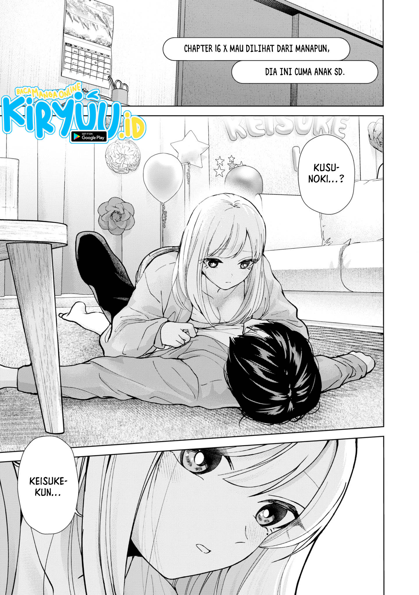Baca Komik Kusunoki-san wa Koukou Debut ni Shippai shite Iru Chapter 16 Gambar 1