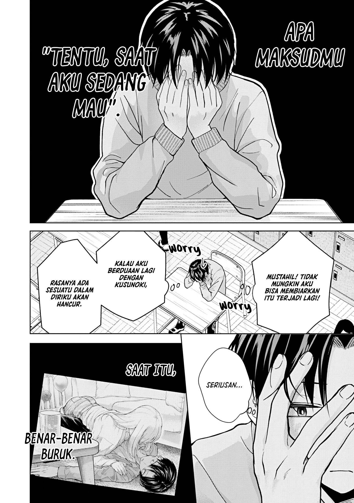 Kusunoki-san wa Koukou Debut ni Shippai shite Iru Chapter 16 Gambar 8