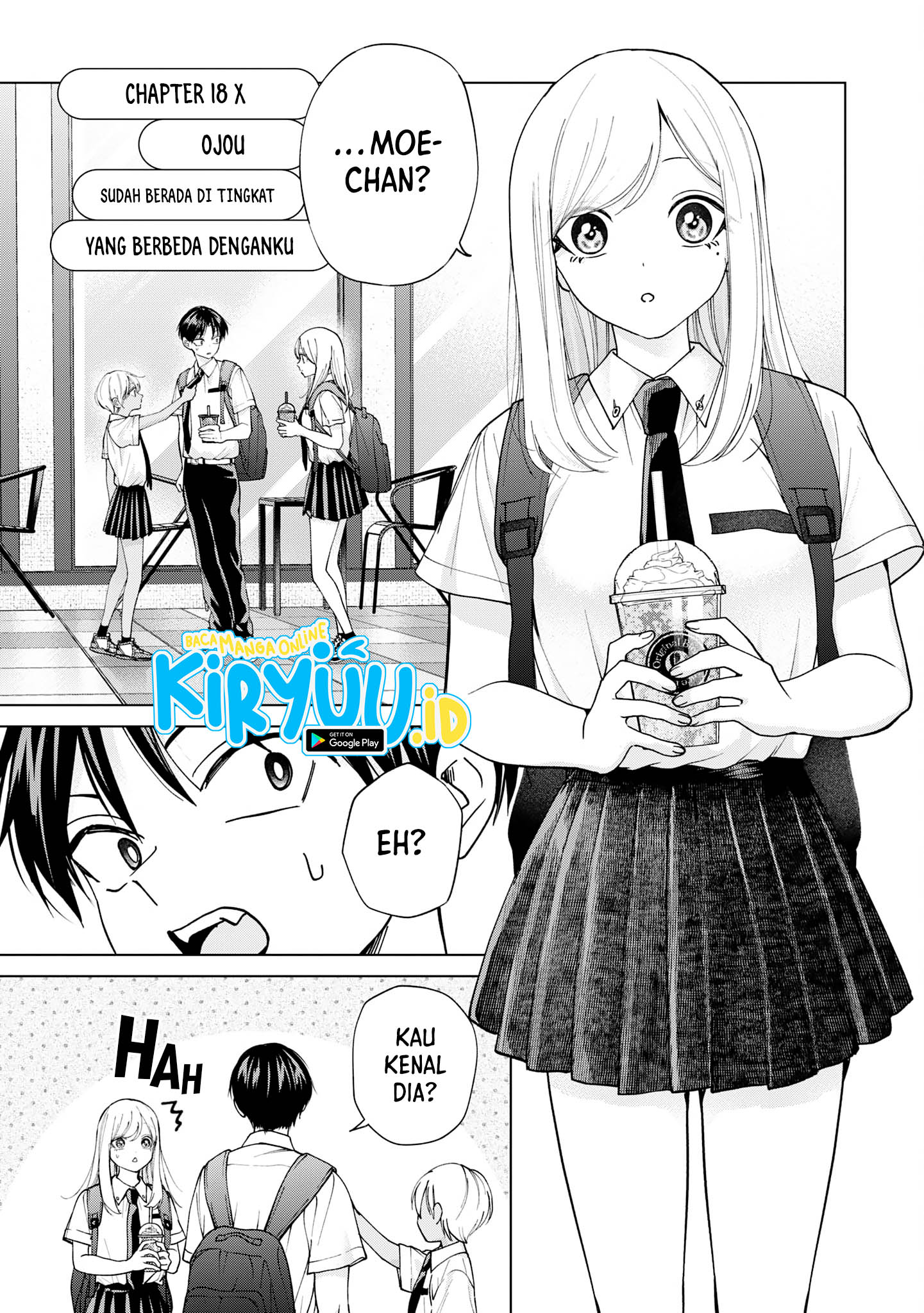 Baca Komik Kusunoki-san wa Koukou Debut ni Shippai shite Iru Chapter 18 Gambar 1