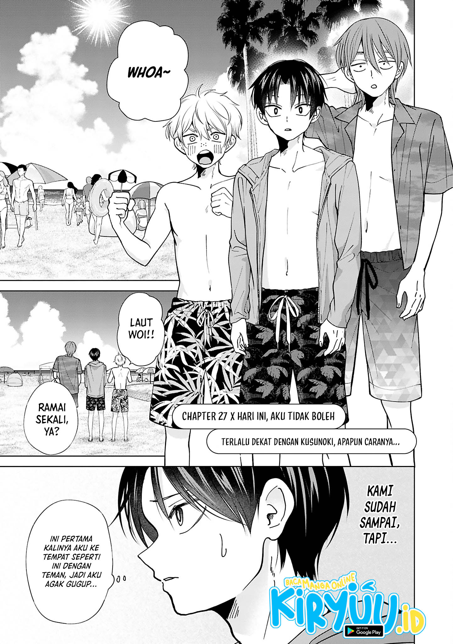 Baca Komik Kusunoki-san wa Koukou Debut ni Shippai shite Iru Chapter 27 Gambar 1