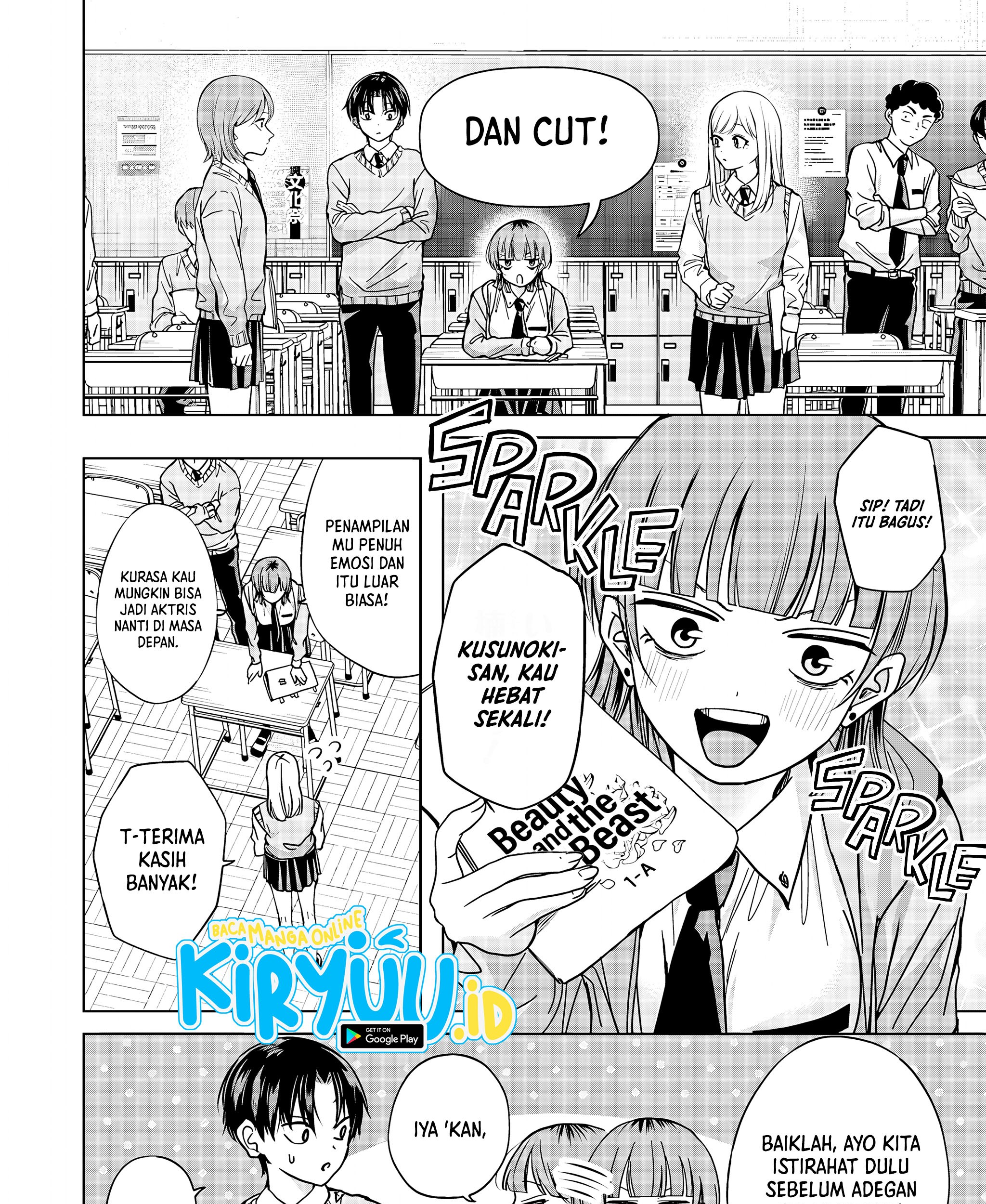 Kusunoki-san wa Koukou Debut ni Shippai shite Iru Chapter 33 Gambar 35