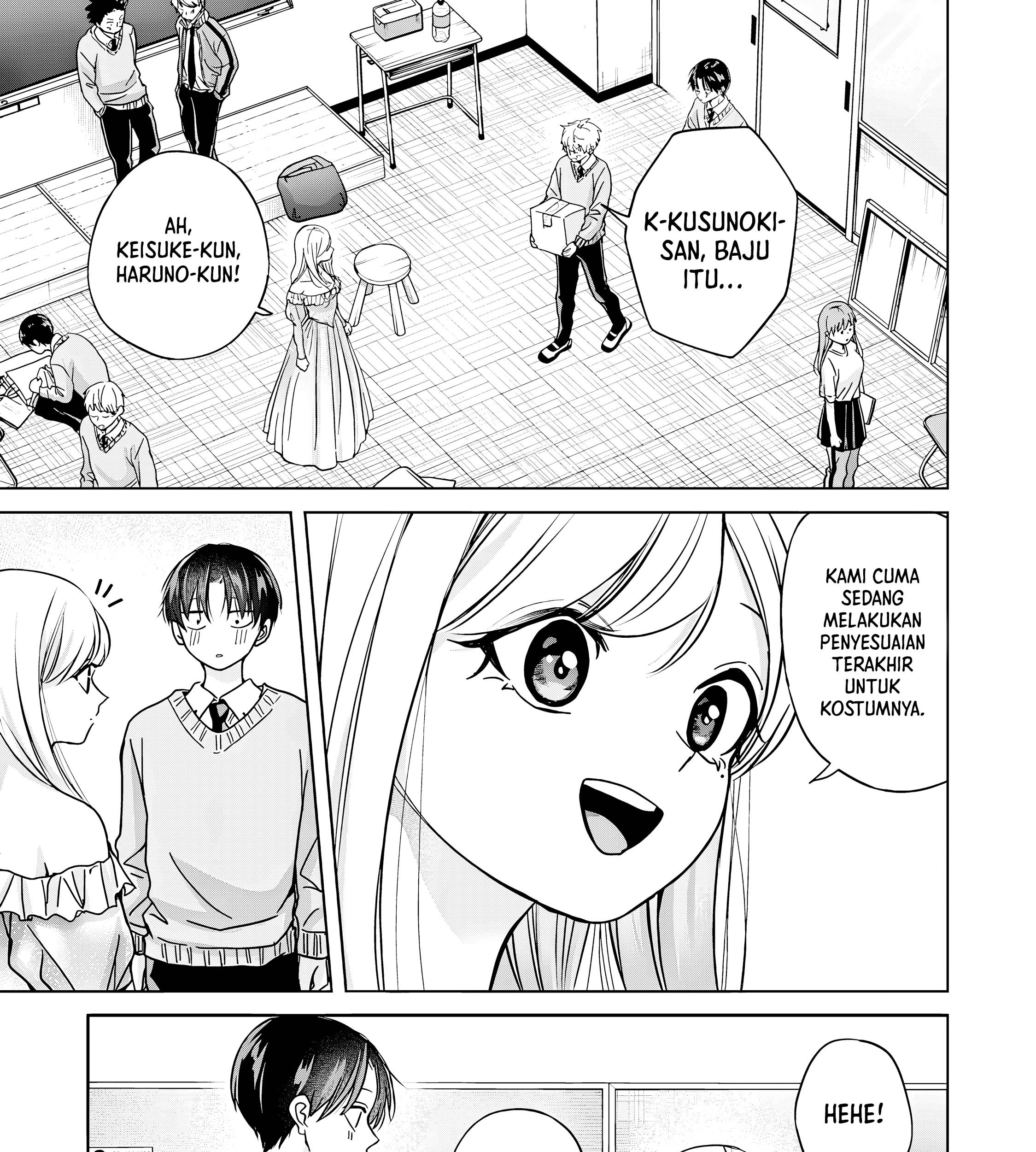 Kusunoki-san wa Koukou Debut ni Shippai shite Iru Chapter 38.1 Gambar 9