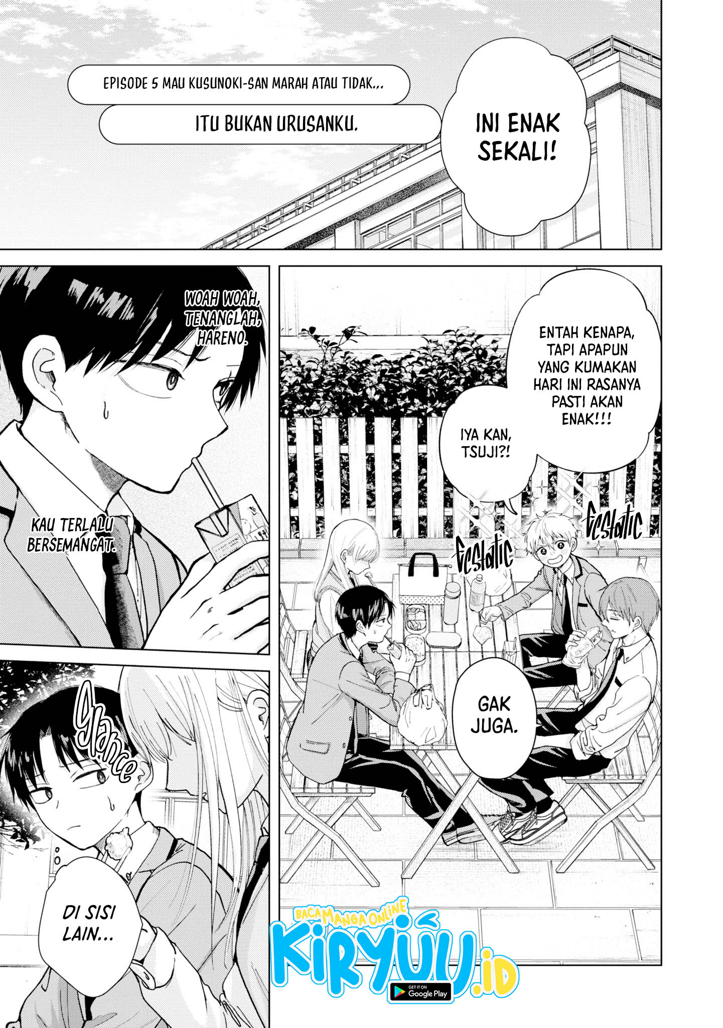 Baca Komik Kusunoki-san wa Koukou Debut ni Shippai shite Iru Chapter 5 Gambar 1