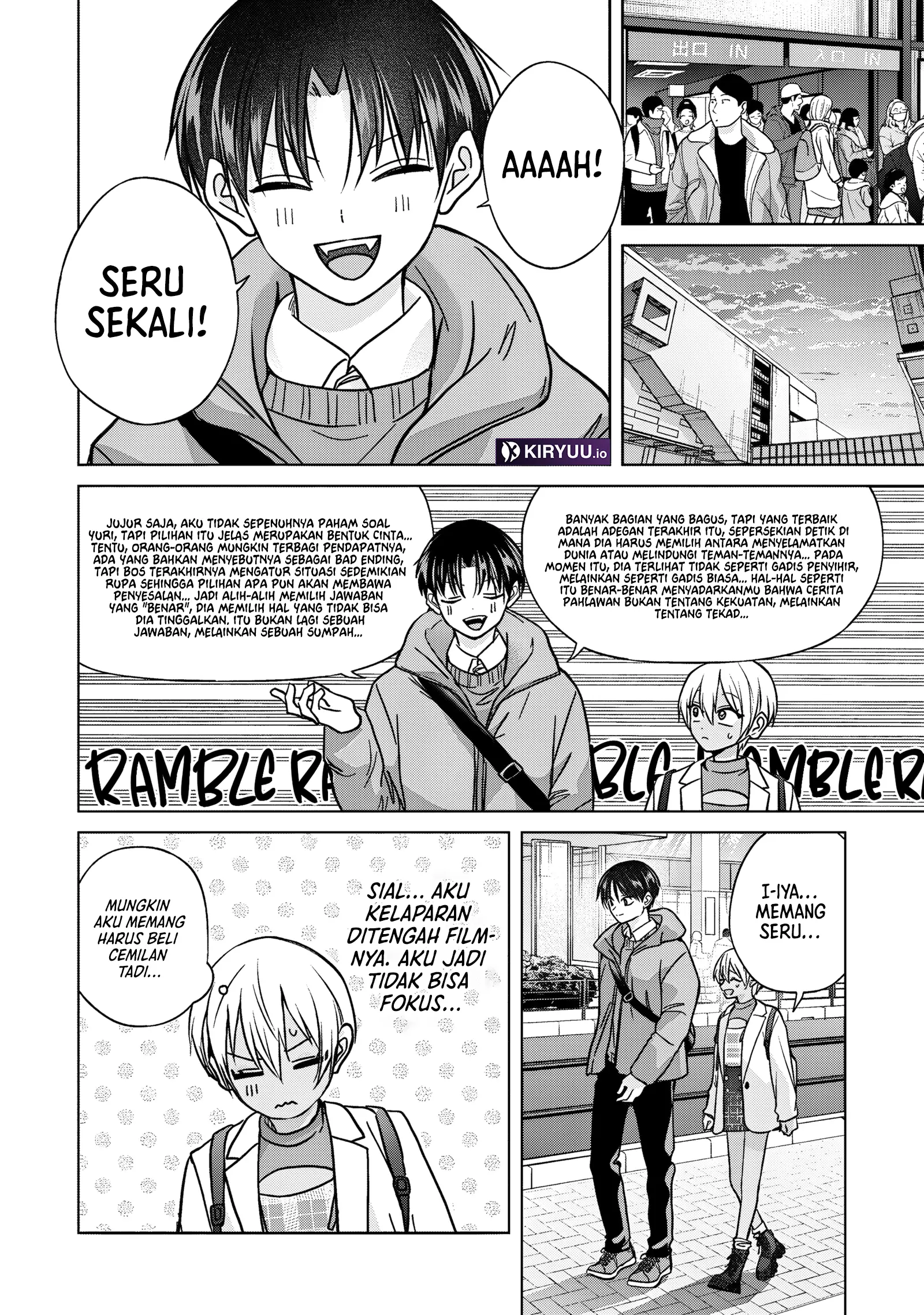 Kusunoki-san wa Koukou Debut ni Shippai shite Iru Chapter 50 Gambar 14