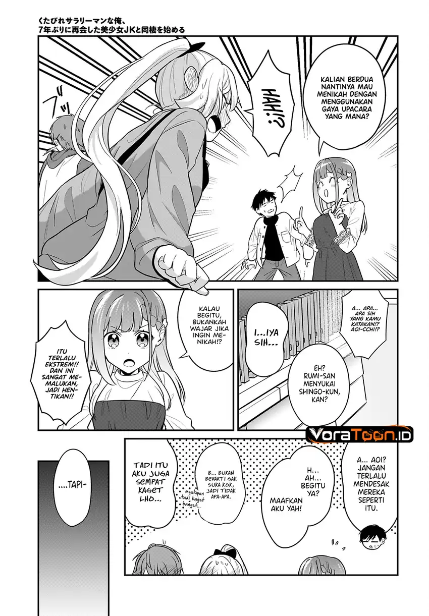 Kutabire Salarymen no Ore, 7nenburi ni Saikai shita Bishoujo JK to Dosei wo Hajimaru Chapter 28 Gambar 20