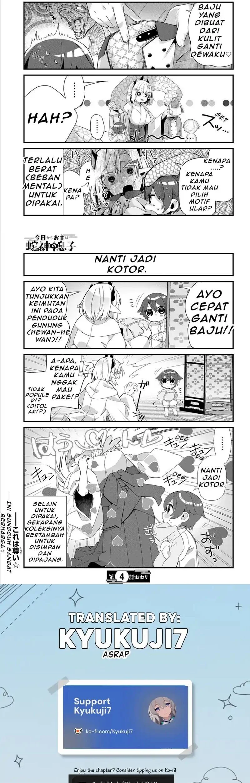Kyou kara Onushi wa Warawa no Musuko Chapter 4 Gambar 5