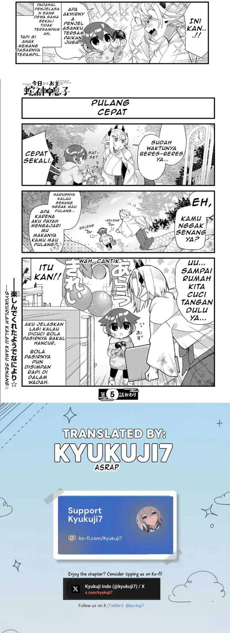 Kyou kara Onushi wa Warawa no Musuko Chapter 5 Gambar 5