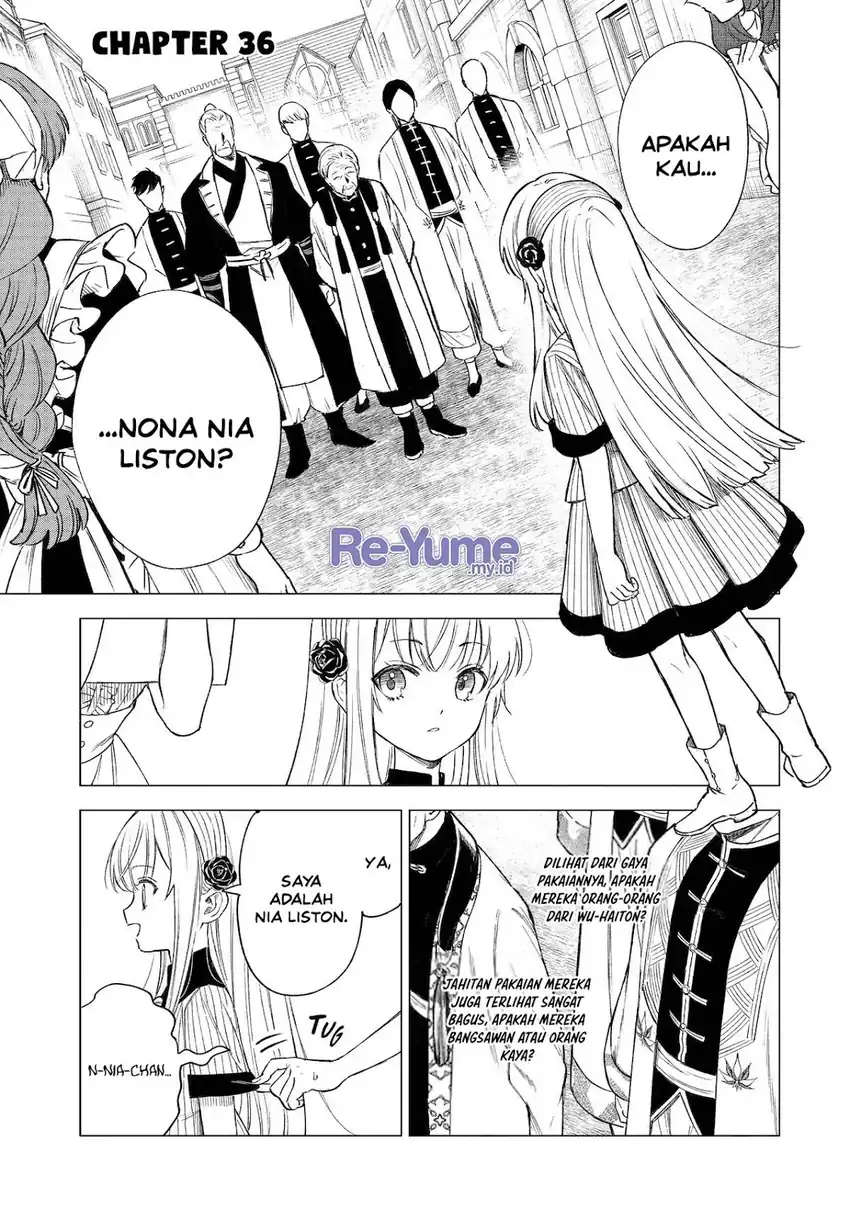 Manga Kyouran Reijou Nia Liston – Byoujaku Reijou ni Tensei shita Kamigoroshi no Bujin no Karei Naru Musouroku Chapter 36 gambar 2