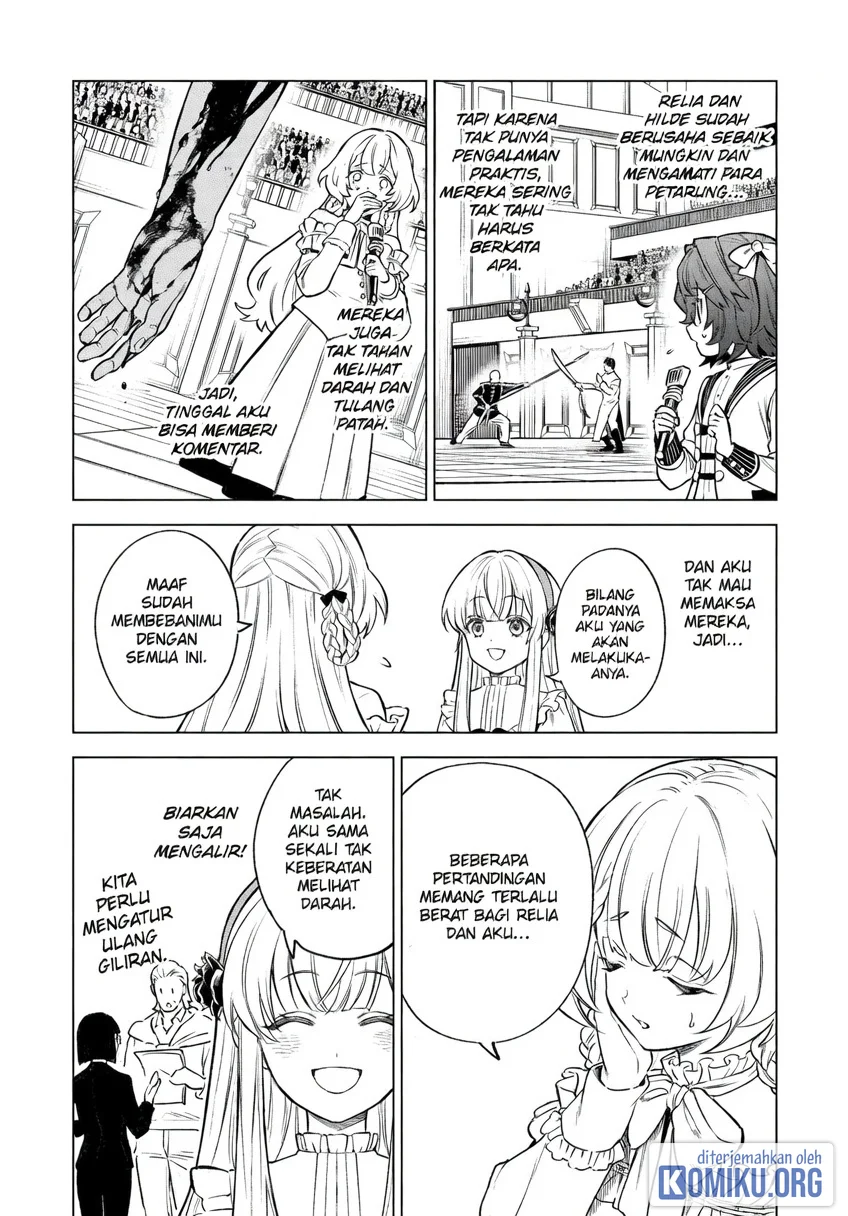 Manga Kyouran Reijou Nia Liston – Byoujaku Reijou ni Tensei shita Kamigoroshi no Bujin no Karei Naru Musouroku Chapter 47 gambar 2